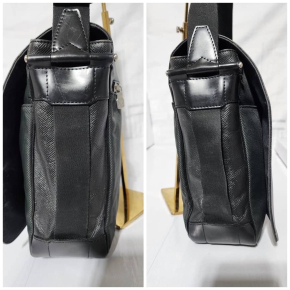 Authentic Louis Vuitton LV Monogram Messenger Bag Dark Green/Black - Picture 14 of 15